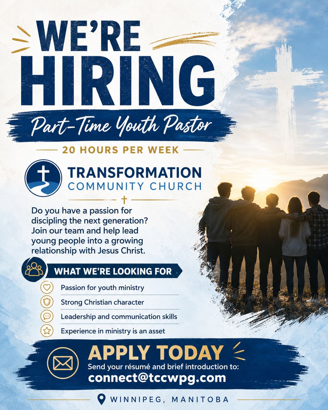 Employment at Transformation Community Church